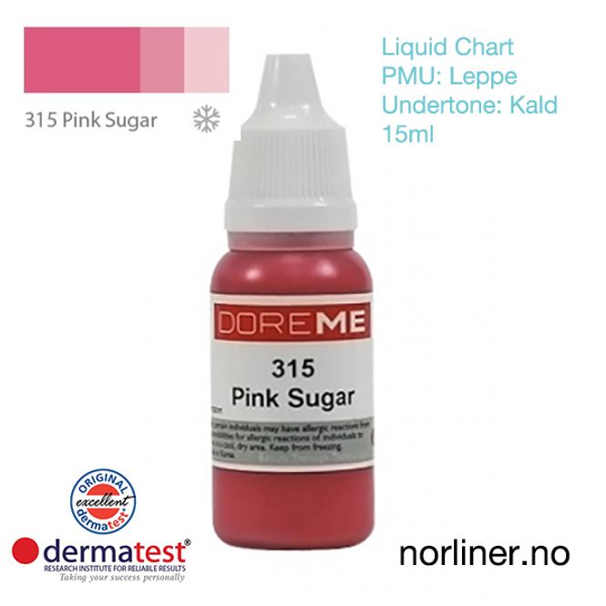 Hovedbilde MT-DOREME #315 Pink Sugar til PMU Leppe [Liquid ...