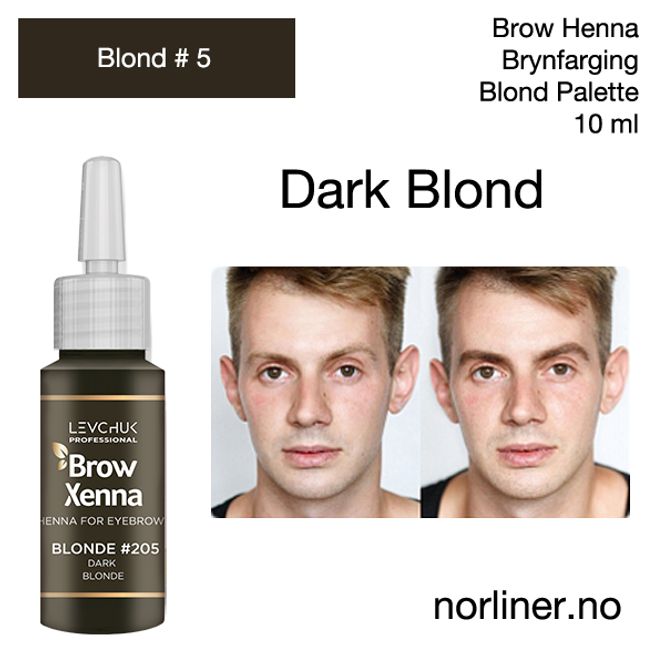 Hovedbilde LB-BH BROW XENNA Blond #5(205) Dark Blond 10ml