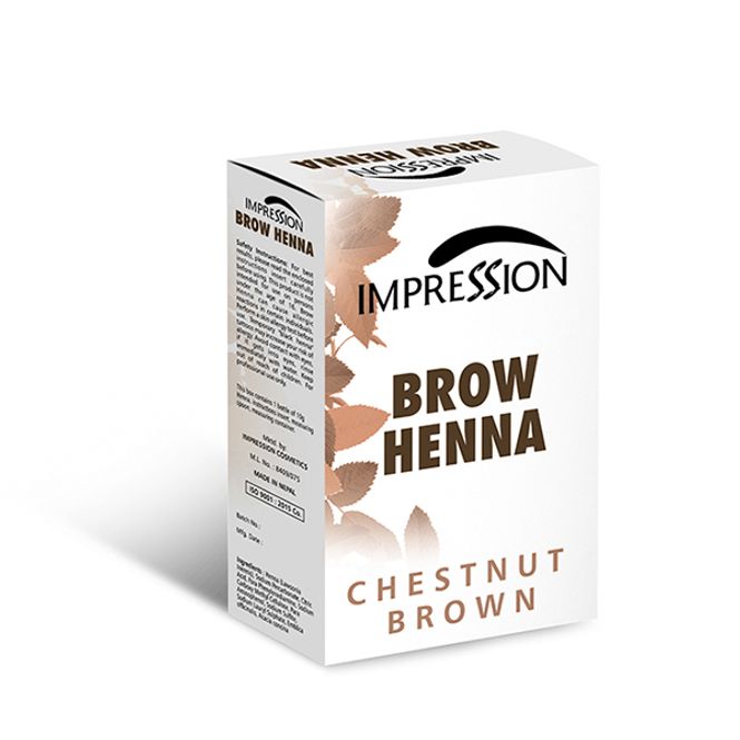 Hovedbilde NL-IMPRESSION BROW HENNA Pulver Brun Kastanje 10g