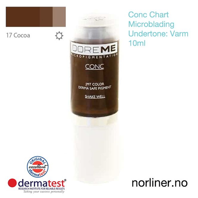 Hovedbilde MT-DOREME #17 Cocoa til Microblading [Conc Chart] ...