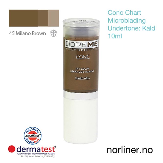 Hovedbilde MT-DOREME #45 Milano Brown til Microblading [Conc ...