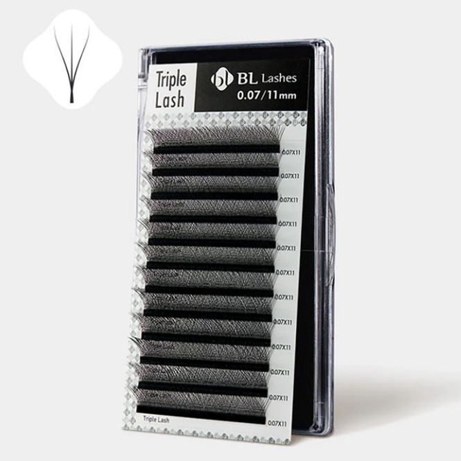 Hovedbilde BL-12-STRIPER TRIPLE/3D NATURAL D-CURL 0,07-9mm