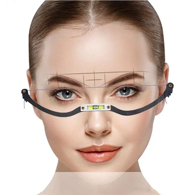 Hovedbilde NL-Horizontal Eyebrow Ruler m/vater
